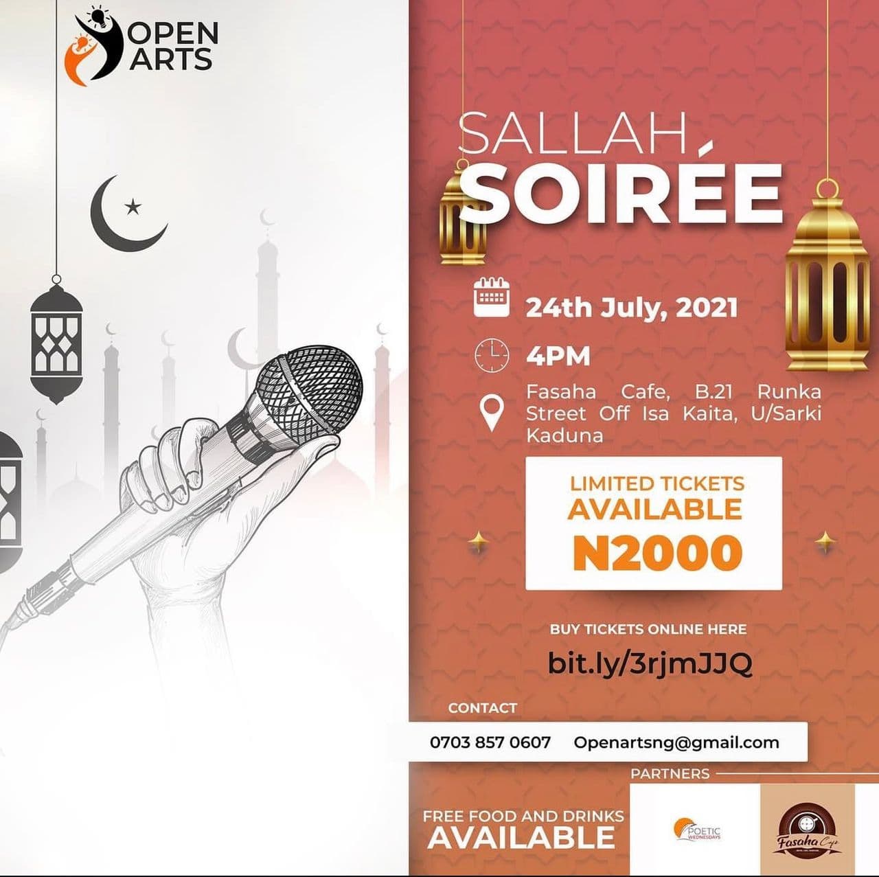 Sallah Soiree in partnership with Fasaha Cafe
